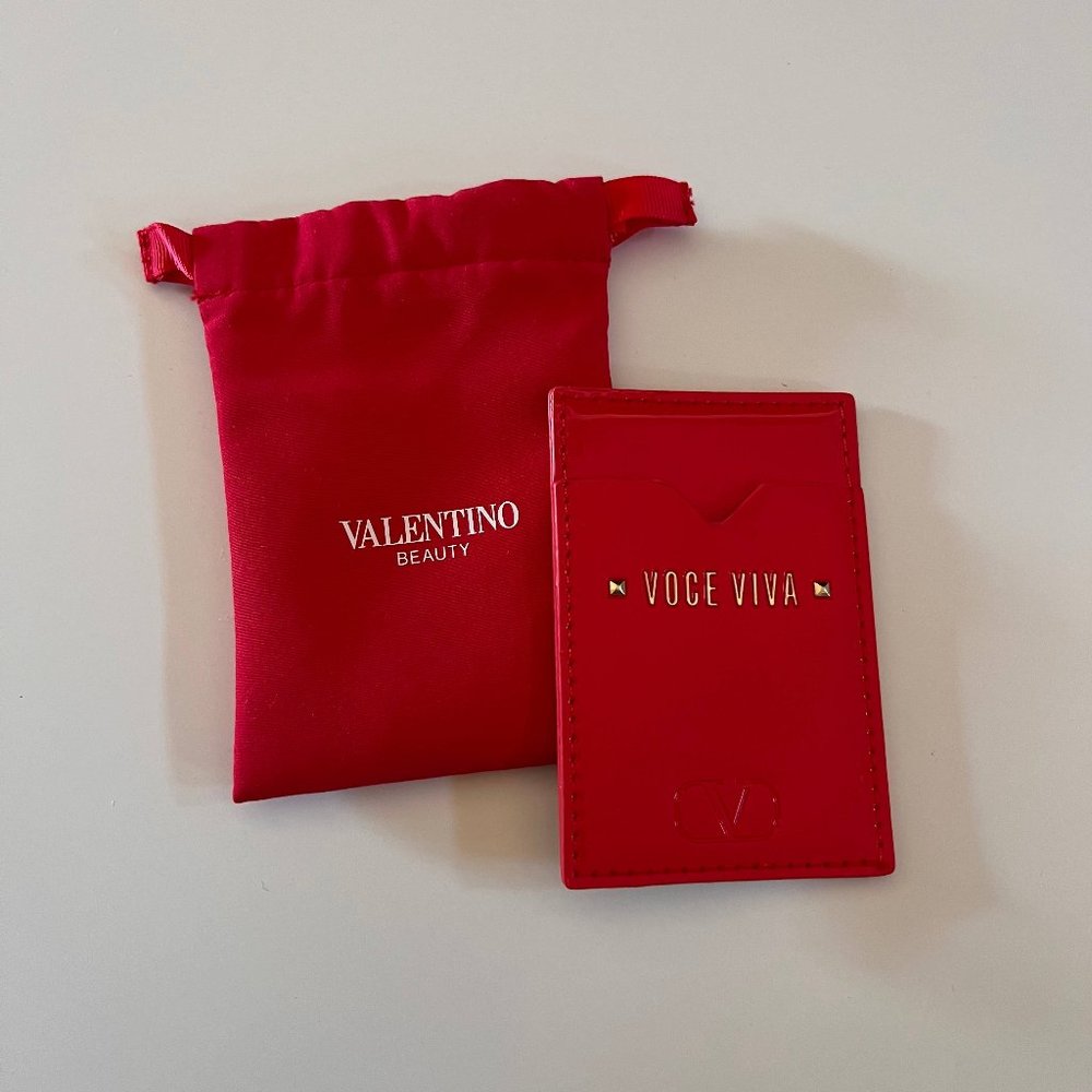 VALENTINO stick on card holder for phone